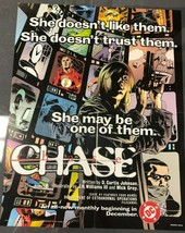 CHASE (1997) DC Comics 17&quot; x 22&quot; promotional poster - $9.89