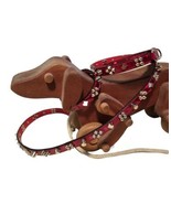 Louboutin Dog Pet Cat Collar  Psychic Red Patent Leather Gold Studs Spikes XS  - $600.00