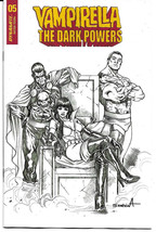 Vampirella Dark Powers #5 Premium Davila B&amp;W Foc Var (Dynamite 2021) - £3.45 GBP