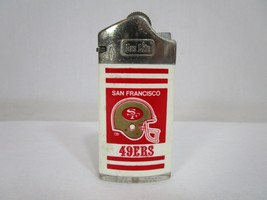 Vintage 1980s San Francisco 49ers NFL Football Gas Lite Lighter Non Working - $19.79