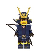 Samurai Warrior Blue Archer Blocks Minifigures - $72.10 MXN