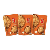 3X CHAO SUA Jasmine Rice Cracker with Pork Floss Thai Snack Party Campin... - $37.76