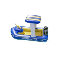 Original Harbor Master Inflatable Patrol Boat Pool Float Ride On With Fun Consta - £114.67 GBP