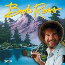 Bob Ross The Joy of Painting TV Series 12 Month 2020 Art Wall Calendar S... - £11.42 GBP