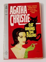 Agatha Christie-Hercule Poirot Cat Among The Pigeons 1961 Pocket Vintage Pb - £6.26 GBP