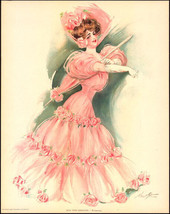 1907 Victorian Print - New York Show Girl Broadway - £9.72 GBP