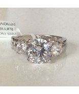 Simuated Diamond Silver Ring SZ 7 - $34.27 CAD