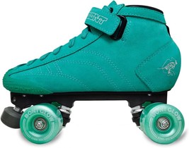 Bont Skates - Prostar Soft Teal Suede Roller Skates with Glow Light Up Led - $271.99