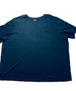 King Size Mens Size 4XL Black Cotton Short-Sleeve Sport Tee Shirt - £10.76 GBP