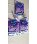 Lot of 3 Oral-B Glide Arctic Peppermint Oil Dental Floss Picks Disposabl... - €14,41 EUR