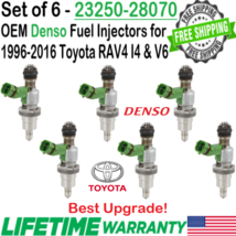 Denso 6Pcs Genuine Best Upgrade Fuel Injectors For 2013-2016 Toyota RAV4... - $178.19