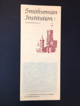 Vintage 1970&#39;s Smithsonian Institution Washington, D.C. Travel Brochure - £4.77 GBP