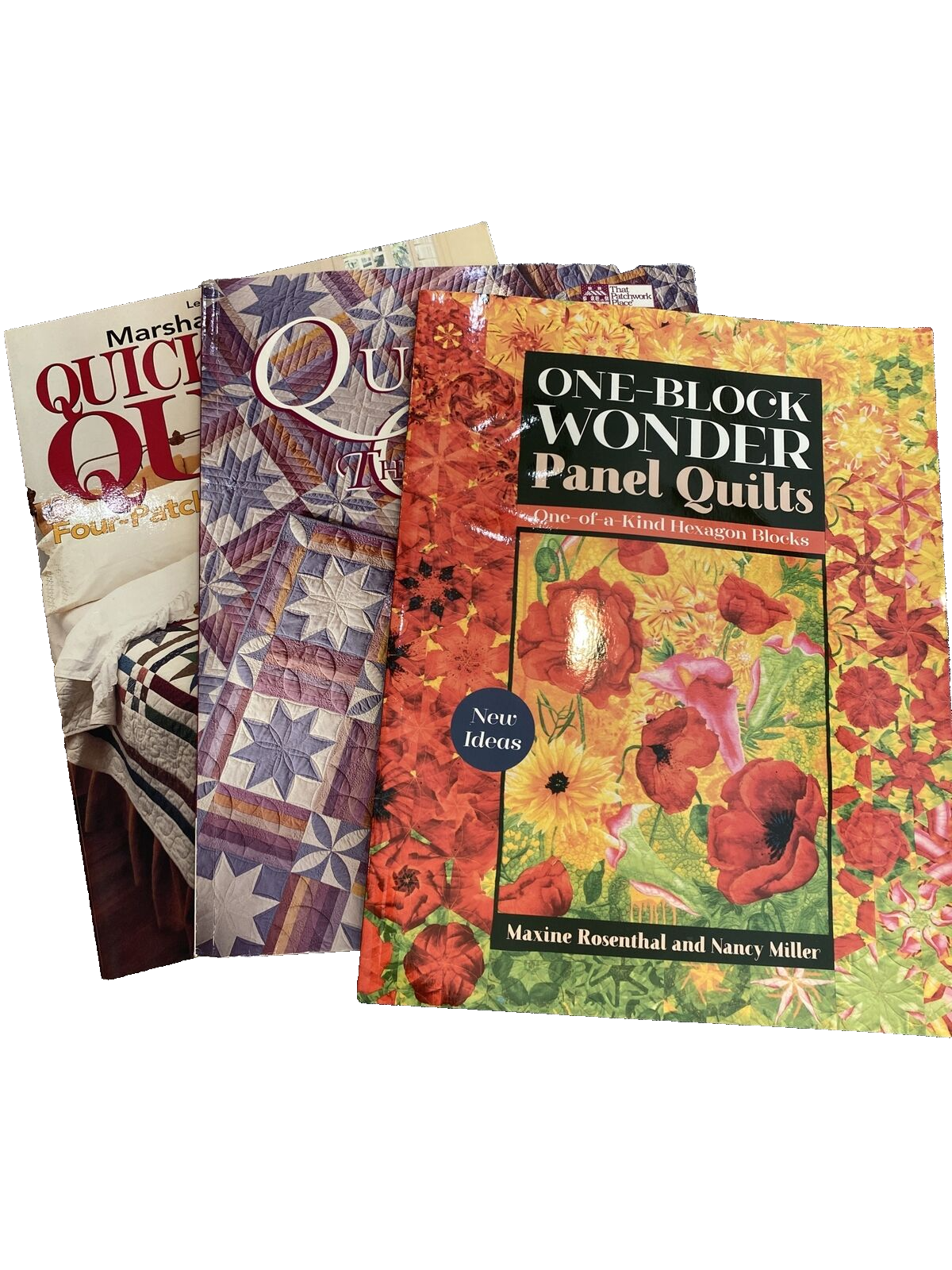 Lot of 3 Quilt Pattern Books Paperback - $23.74