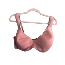 Adrienne Vittadini Studio Size 42D Light Pink Blush Underwire Bra Wide Strap - $16.82