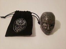 Litjoy Magical Harry Potter Dark Arts Death Eater Mask Metal Replica 3”x 2” - £25.10 GBP