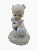 Precious Moments God Is Love Figurine Enesco Porcelain 1980 Vintage Collectible - £19.09 GBP