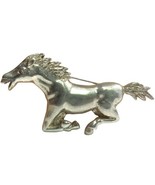 Vintage Signed Mexico 925 Sterling Silver Pin or Brooch Galloping Horse - £70.36 GBP
