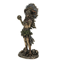 Coatlicue, Serpent-Skirt Aztec Goddess of Fertility Bronze Finish Statue 9.5 - $79.19