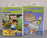 Nick Jr. Go Diego Go! Animal Rescuer And Learn to Draw &amp; Write Leapster Lot - $5.15