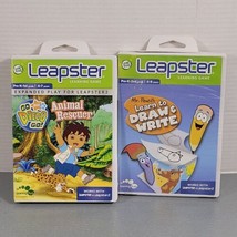 Nick Jr. Go Diego Go! Animal Rescuer And Learn to Draw &amp; Write Leapster Lot - £4.03 GBP