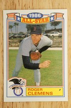 1987 Topps Roger Clemens Commemorative Set 1986 All Star Game #21 Red Sox - $1.97