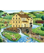 Hometown Gallery Honey Mill - PicnicPicnic by Art Poulin 1000 Piece Jigs... - $25.55 CAD