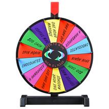 WinSpin 12&quot; Editable Color Prize Wheel 14 Slots Wheel for Tradeshow Carn... - $61.99