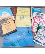 Vintage Sewing Pamphlet Lot of 8 – Singer, Zigzag, Tailoring &amp; DIY Guide... - €24,15 EUR