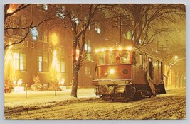 1966 Toronto Transit Commission Sweeper No. S-39 Christmas Vintage Postcard - $14.45