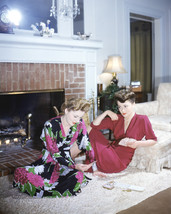 Joan Fontaine with Olivia De Havilland at home 1940's 16x20 Canvas Giclee - $69.99