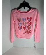 Falls Creek Girls XS (4-5) Long Sleeve “love” Top - $28.17 CAD