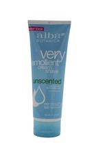 Alba Botanica Very Emollient Cream Shave, Unscented, 8 Oz - £17.63 GBP