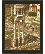 Vintage Roma Image of the Temple of Castor and Pollux - 1964 - £9.20 GBP