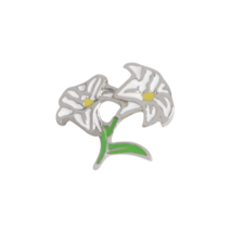 Origami Owl Charm HOLIDAY (new) EASTER LILY CHARM - (CH3477) - £7.73 GBP