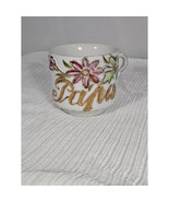 Beautiful Vintage &quot;Papa&quot; Floral Ceramic Mug  - $16.83