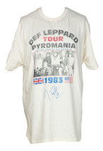 Joe Elliott Signé Def Leppard 1983 Pyromania Tour T-Shirt JSA ITP - £175.42 GBP