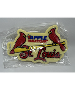 St Louis Cardinals Apple Vacations 2013 Promo Luggage Rubber Travel Tag NEW - £9.66 GBP