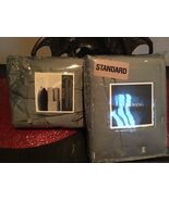 VERA WANG &quot;LUSTER&quot;  SLATE BLUE 2pc STANDARD PILLOW SHAMS  NIP  $300 - $1,519.80 MXN