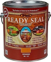 Ready Seal Exterior Stain and Sealer-1 Gallon can (Redwood 120) - $109.06