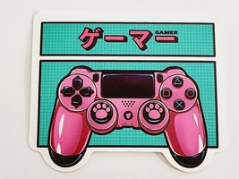 Pink Color Video Game Controller Unknown Writing Paw Pads Sticker Decal Awesome - £1.83 GBP