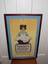 Vintage Swift’s Pride Soap Framed Paper Advertisement - $1,858.33 MXN