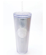 Starbucks Silver Bling Faceted Grid Disco Holiday 2020 Unicorn Tumbler 2... - £29.87 GBP