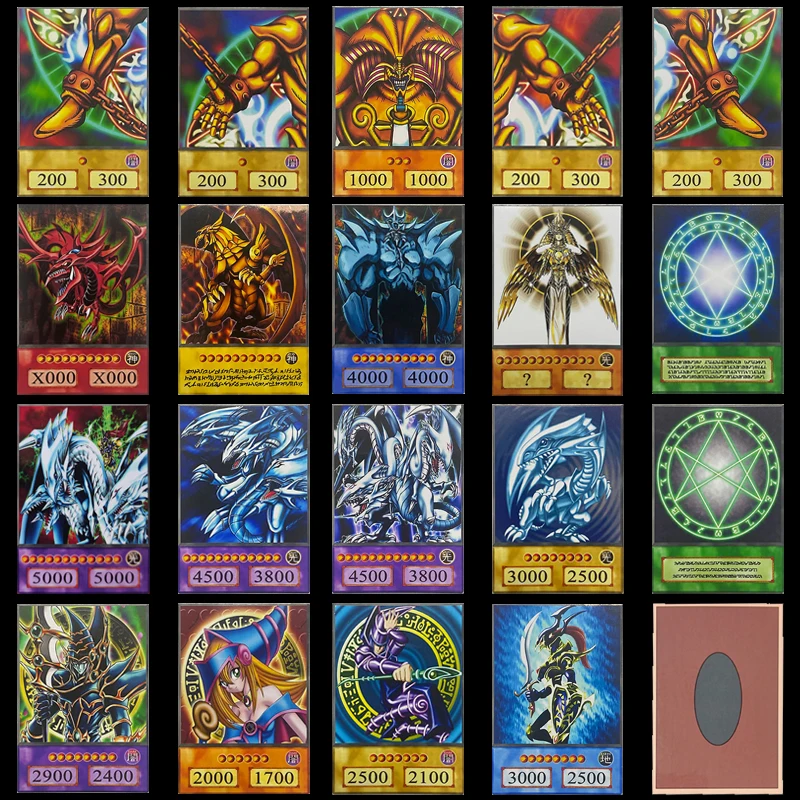 I oh anime style duel monsters blue eyes white dragon exodia black magician yugioh card thumb200