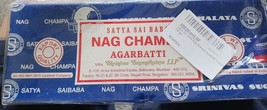 Satya Sia Baba Nag Agarbatti Champa Incense Sticks 250 Gram Box Mumbai - £10.24 GBP