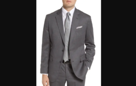 Nordstrom Gray Wool Notch Lapel Suit Jacket Size 46R $299 - £39.96 GBP