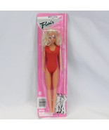 Totsy Flair 11 1/2” Doll Curly Blonde Orange Swimsuit #11401 NOS  NEW! V... - $12.73