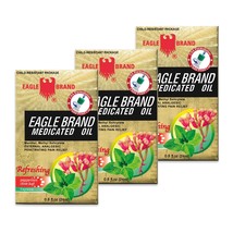 9 Packs - 24ml Eagle Brand Medicated Oil External Analgesic (Refresh-Peppermint  - £29.11 GBP+