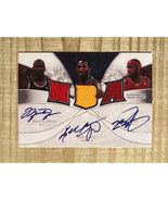 Jordan, Kobe, Lebron Autograph Facsimile Triple Printed Patch RP Card - $3.25