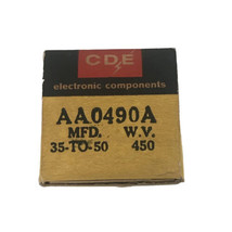 Cornell Dubilier Capacitor  AA0490A  NOS Guaranteed - $14.80