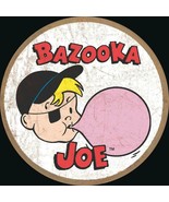 Bazooka Joe Round Retro Logo Bubble Gum Home Wall Décor Metal Tin Sign M... - £17.53 GBP